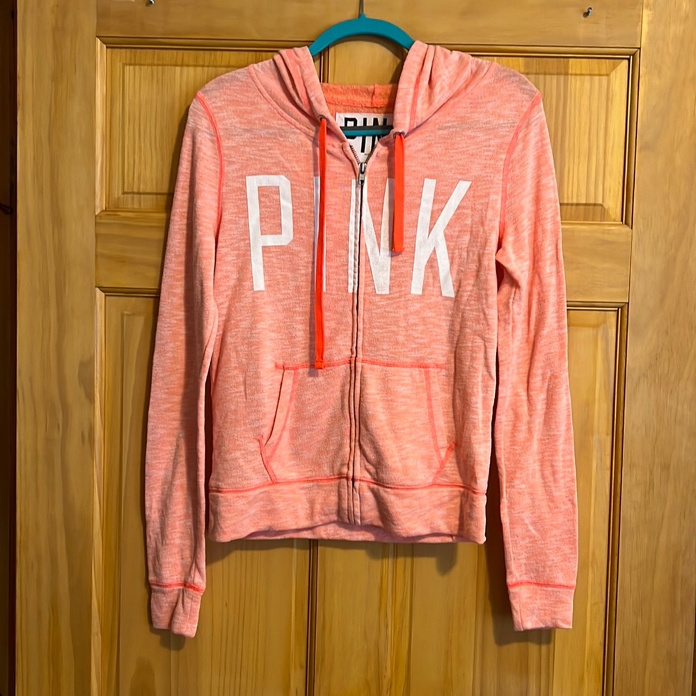 DONATING SOON PINK Zip Up Hoodie